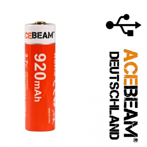 Acebeam 920mAh 14500 Battery USB Rechargeable