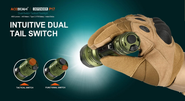 ACEBEAM-Defender-P17-grün-taktische-LED-Taschenlampe-Gatzetec 2022