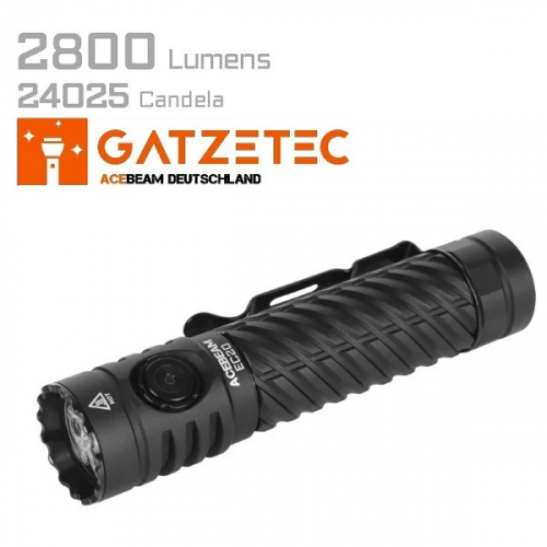 ACEBEAM EC20 schwarz LED Taschenlampe