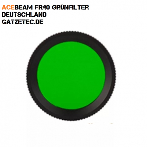 ACEBEAM FR40 Filter grün