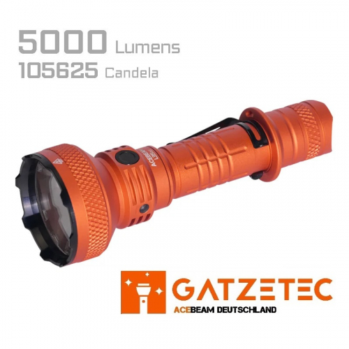 AceBeam L35 2.0 LED Taschenlampe Orange Edition