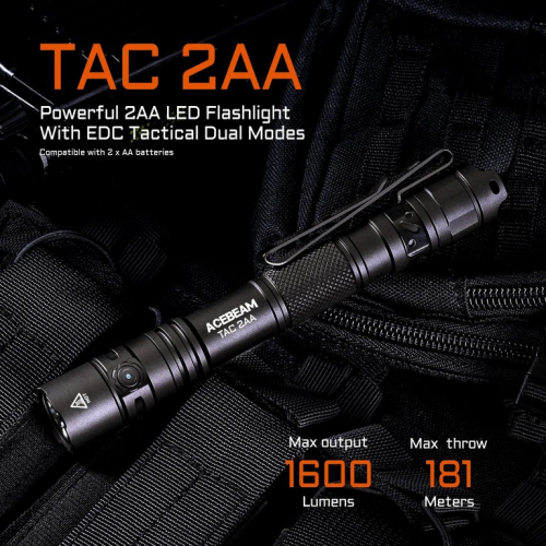 ACEBEAM-TAC-2AA Taschenlampe bei ACEBEAM Deutschland Gatzetec.de 2023