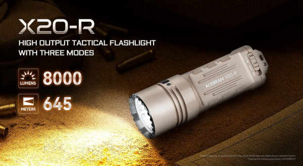 ACEBEAM X20R LED Taschenlampe Desert Edition ACEBEAM X20R Taschenlampe bei Gatzetec neu