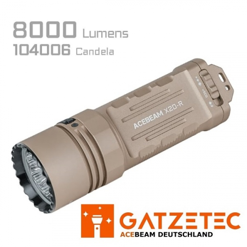ACEBEAM X20R LED Taschenlampe Desert Edition ACEBEAM X20R LED Taschenlampe Desert Edition
