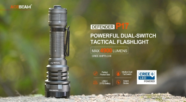 ACEBEAM-Defender-P17-taktische-LED-Taschenlampe-Gatzetec Doppeltaster