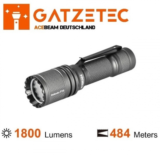 ACEBEAM Defender P16 grey taktische LED Taschenlampe