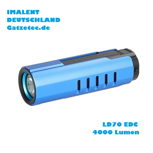 Imalent LD70 Taschenlampe blau