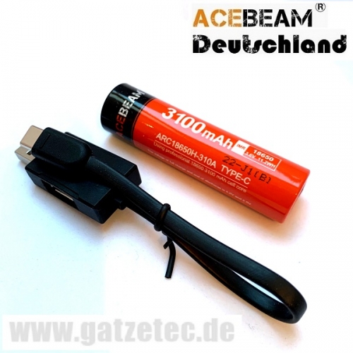 ACEBEAM-18650-3100mAh-USB-C Gatzetec