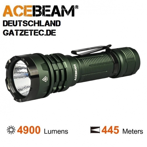 ACEBEAM-Defender-P17-grün-taktische-LED-Taschenlampe-Gatzetec neu