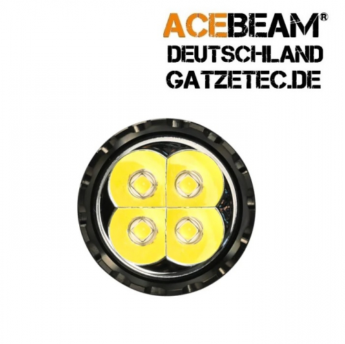 ACEBEAM E75 Quad Core LED Taschenlampe