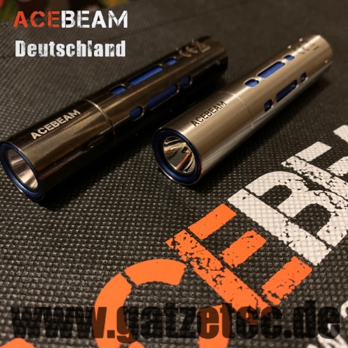 ACEBEAM-Rider-RX-Taschenlampe grau und silber