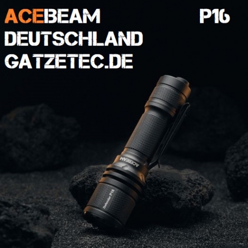 ACEBEAM-P16 taktische Taschenlampe
