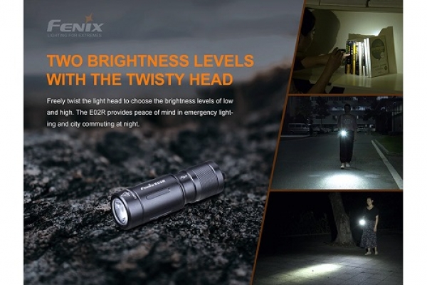 Fenix E02R LED Taschenlampe
