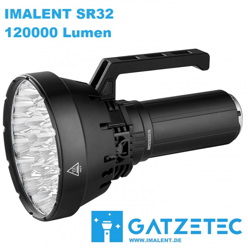 IMALENT SR32w Taschenlampe bei IMALENT DEUTSCHLAND GATZETEC.de neu