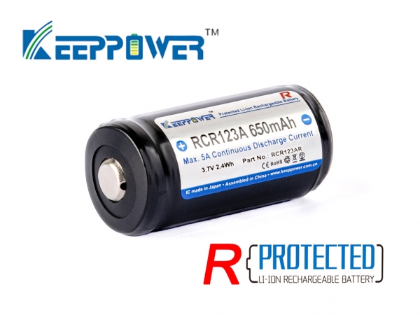 Keeppower-RCR123AR Akkumulator