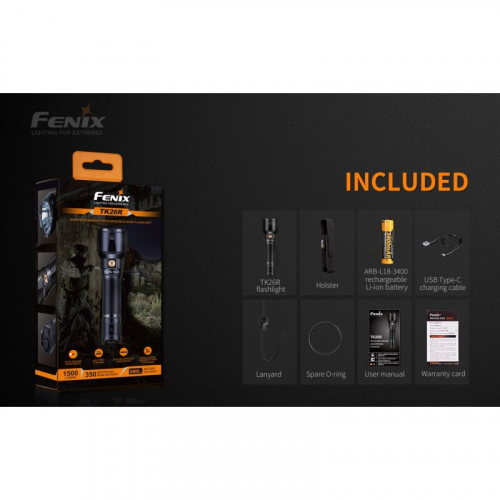 FENIX TK26R Taschenlampe Zubehör