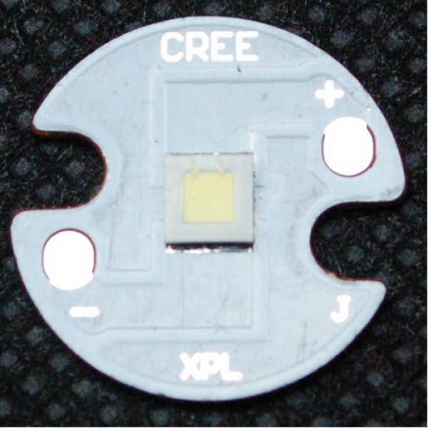 CREE XPL HI V3 LED 6500K auf 16 mm Kupfer